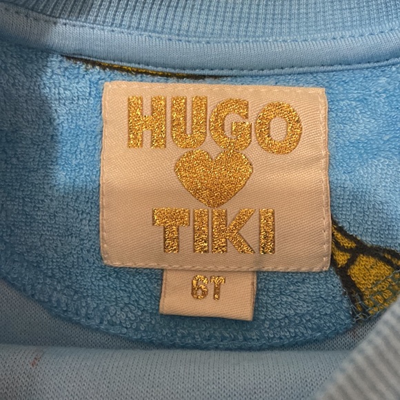 Hugo 💙 Tiki Unisex Terry Top - Picture 3 of 7
